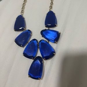 Kendra Scott Harlow necklace cobalt blue